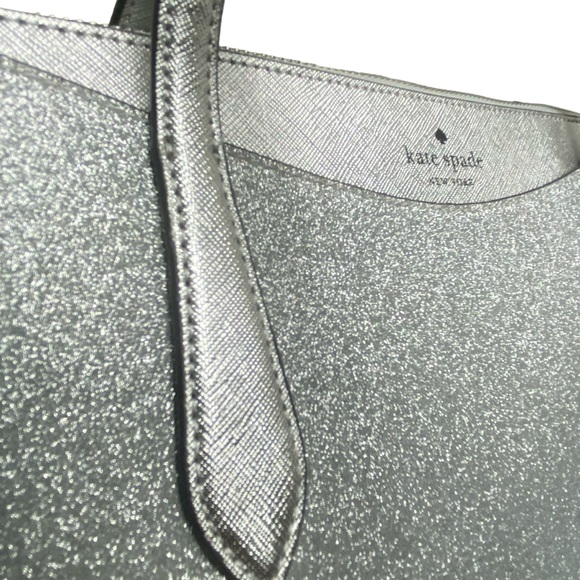Kate Spade NWT Lunar Light Shimmy Glitter Tote K4626 - Picture 7 of 13